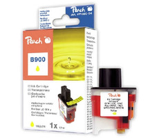 Peach LC-900 alternativní cartridge pro Brother / DCP-110C, DCP-115C / 12 ml / Žlutá