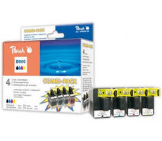 Peach LC-900 alternativní cartridge pro Brother / DCP-110C, DCP-115C / 1x 19 + 3x 12 ml / MultiPack