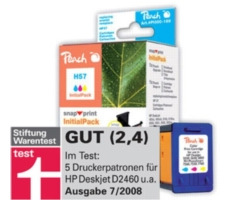 Peach 57 alternativní cartridge / HP Deskjet 5550 / Initial-Pack / Barevná 