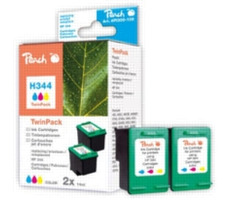 Peach 344 alternativní cartridge / pro HP Deskjet 6540 / Twin-Pack / 2x14 ml / Barevná