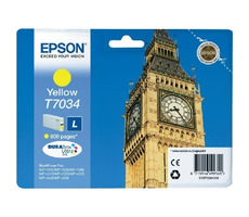 Epson T7034 originální cartridge / 800 stran / Žlutá