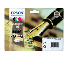 Epson T1626 originální cartridge / 5,4ml + 3x 3,1ml / WF-2010W,  WF-2510WF / CMYK