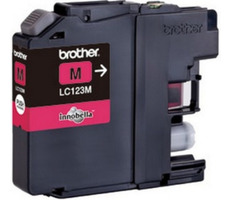 Brother LC-123 originální cartridge fialová / MFC-J4410DW / 600 stran / Fialová