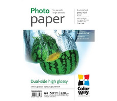 COLORWAY Oboustranný fotopapír A4 (matný) - 220g/m2 50ks