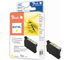Peach T2714 alternativní cartridge / 27XL / 14ml / pro Epson WF-3620 / žlutá