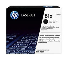 HP 81X originální tonerová kazeta LaserJet s vysokou výtěžností/ černá