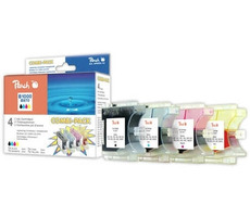 Peach remanufactured LC-1000/970 MultiPack Plus alternativní cartridge pro Brother / MFC-240C / Multipack