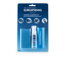Grundig 33996 / čisticí set na obrazovky / gel 20ml / utěrka z mikrovlákna 20x20cm a štěteček na načistoty