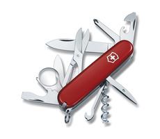 VICTORINOX EXPLORER červená / Kapesní nůž / Ocel / Počet funkcí 16 / Délka 91 mm