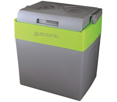 Guzzanti GZ 30B šedá-zelená / Termoelektrický chladicí box / 68W / 12V & 220 - 240V / Objem 30 L / funkce ohřevu