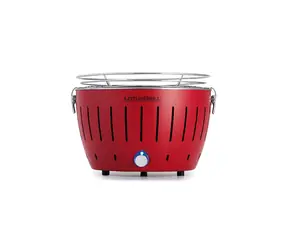 LotusGrill G280 U červená / Gril na dřevěné uhlí / 292 x 210 mm