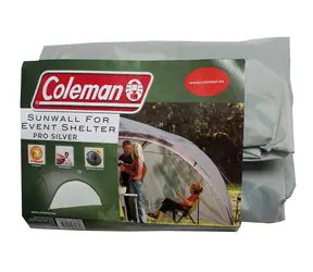 Coleman EVENT SHELTER Sunwall "L" stříbrná / jednoduchá zástěna bez okének / 365x 169 cm 