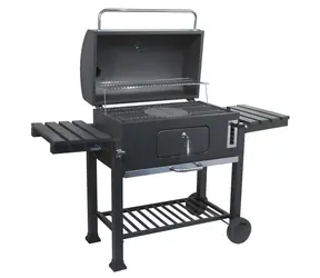 Cattara Gril na dřevěné uhlí ROYAL GRANDE XXL litinový rošt / Rošt: 73 x 41 cm