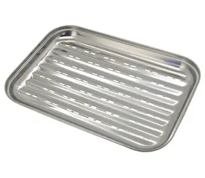 Cattara Grilovací tácek nerez 34 x 24 cm / doprodej