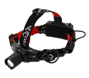 Cattara Čelovka LED 180lm ZOOM černá / CREE XP-E 3 W / 3x 1.5 V AAA / IP44 / doprodej