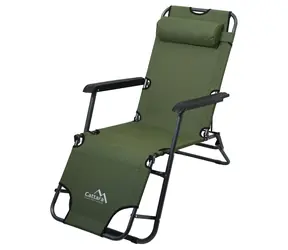 Cattara COMFORT zelená / Lehátko-křeslo / 155 x 61 cm / nosnost: 90 kg / doprodej