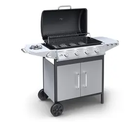 Cattara Gril plynový MASTER CHEEF pojízdný / 14.1 kW-hod / grilovací plochy: 64 x 38 cm
