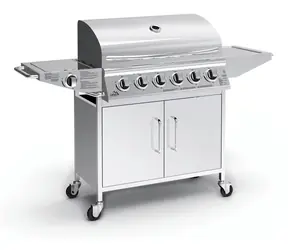 Cattara Gril plynový MANHATTAN pojízdný / 18.2 kW-hod / grilovací plochy: 74 x 40 cm