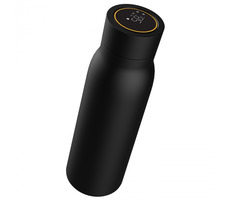 UMAX Smart Bottle U6 černá / Chytrá láhev / 600ml / upozornění na pitný režim / ocel
