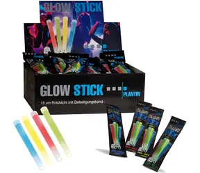 PLANTIN Glow Stick 15cm / svítící tyčky 60 ks / 4 barvy