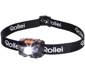 Rollei 28552 / LED čelovka černá / 4 režimy / 110 lm 