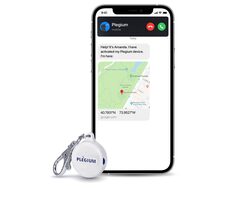 Plegium Smart Emergency Button bílá / chytrý osobní alarm