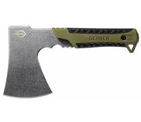 GERBER Pack Hatchet zelená / Příruční sekerka / z jednoho kusu / nerez ocel / pouzdro