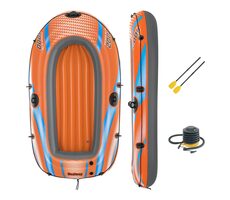 Bestway Nafukovací člun Kondor Elite 2000 set (člun, 1 pár pádel, ruční pumpa) / Rozměry 196x106 cm / Max.nosnost 120 kg