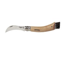 Opinel houbařský nůž zavírací s kartáčkem 8 cm dárkový box / pouzdro / dřevěná rukojeť