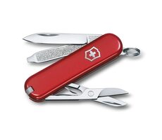 VICTORINOX Classic Colors SD Celidor červená / Kapesní nůž / Ocel / Počet funkcí 7 / Délka 58 mm