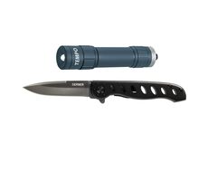 GERBER Rinkinys černá / Nůž + svítilna / 6.98 cm čepel