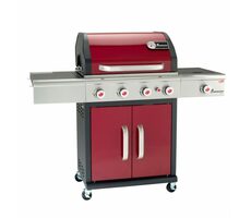 Landmann 12961 Plynový gril Triton červená / 15kW / rošt 65 x 44 cm