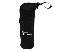 FitStream Neoprenový obal na lahve černá / 1l