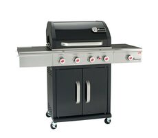 Landmann 12962 Plynový gril Triton PTS 4.1 černá / 15 kW / rošt 65 x 44 cm