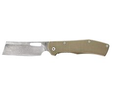 GERBER Flatiron Folding Cleaver G10 zelená / zavírací kompaktní nůž / délka čepele cca 90 mm