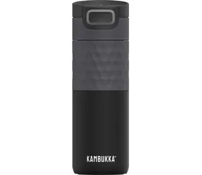 Kambukka Termohrnek 0.5 L Etna Grip Black Steel černý / 0.5 L / nerez