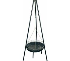 MASTER GRILL MG903 / Gril na dřevěné uhlí / rošt 49 x 49 cm