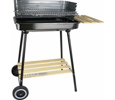 MASTER GRILL MG905 / Gril na dřevěné uhlí / rošt 58 x 38 cm