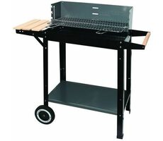 MASTER GRILL MG909 / Gril na dřevěné uhlí / rošt 53 x 37 cm / doprodej
