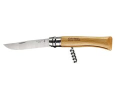 Opinel 2578 No.10 10cm buk / Kapesní nůž s vývrtkou