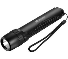 Sandberg Survivor Torch Powerbank 5000 mAh černá / LED svítilna 30W & powerbanka / 18.5Wh / 5000 mAh / USB-A + C / IPX4