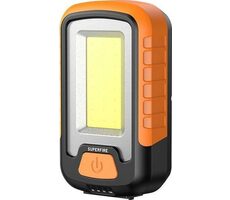 Superfire G21 Dílenská svítilna oranžová / 650lm / USB