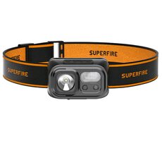 Superfire HL23 čelovka oranžovo-černá / 220lm / USB-C
