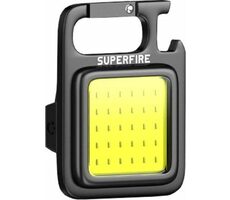 Superfire MX16 Svítilna černá / 600lm / 500 mAh / USB-C