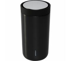 Stelton To-Go Click 0.2 l metalická černá / Termohrnek