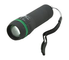 Cattara Kapesní svítilna ZOOM černá / 50 lm / 8-12 hodin / 3x AAA baterie / LED