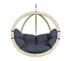 Amazonas Globo anthracite / Závěsné křeslo  / 121x118 / nosnost 120 kg