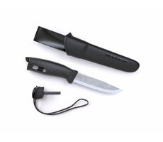 Morakniv Companion Spark (S) černá / outdoor nůž / nerezová ocel / čepel 10.4 cm / plastové pouzdro