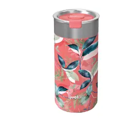 Quokka Boost Coffee Tumbler 400ml Exotic Pink / Termohrnek se sítkem / nerezová ocel 