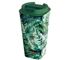 Quokka Vaso Cafe Doble Pared 450ml Jungle / Termohrnek / dvojitý plastový plášť